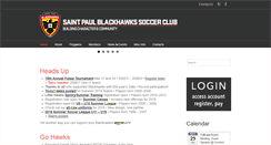 Desktop Screenshot of blackhawksoccer.org